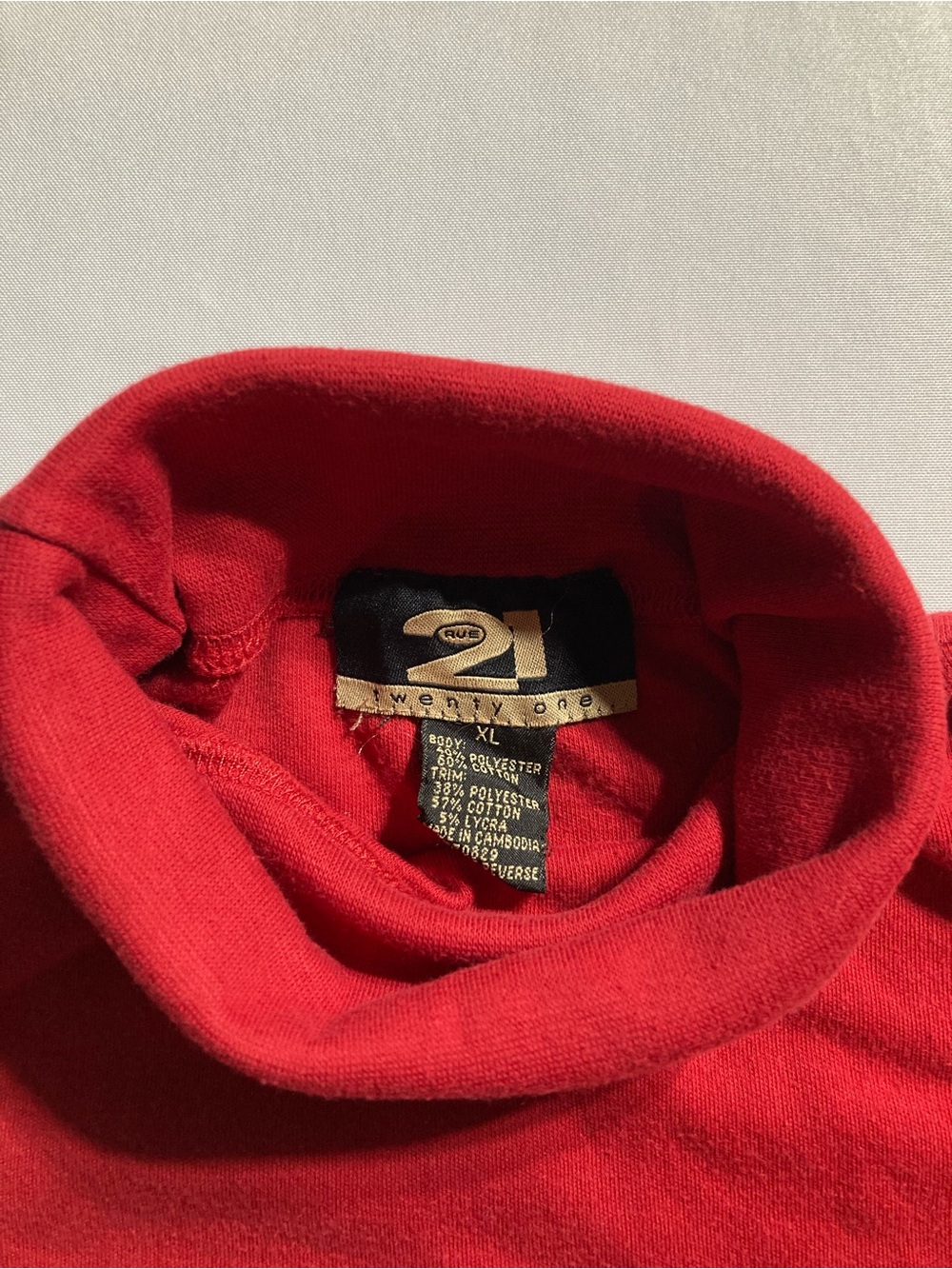 Rue21 Red Turtleneck Sweater - Picture 4 of 4